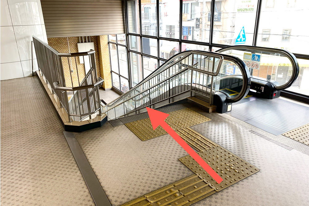 深井駅からひさい整骨院までの道順写真2