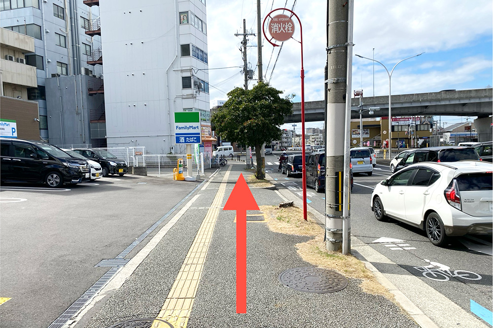 深井駅からひさい整骨院までの道順写真7