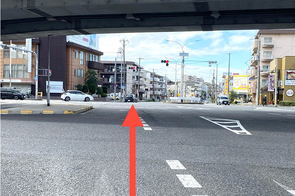 深井駅からひさい整骨院までの道順写真8